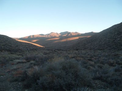 Sun on Mountains