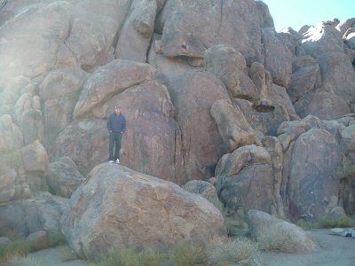 Jeff on rocks