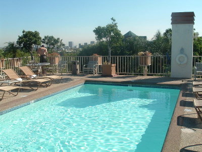 We had the pool to ourselves