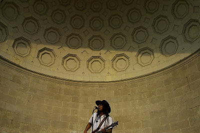 Mexican musician, Central Park