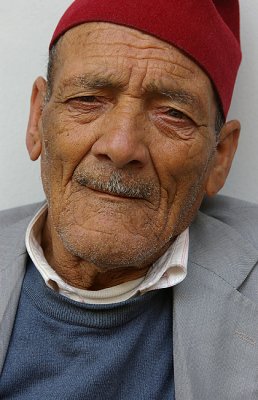 Old man at Medina, Casablancas old town
