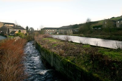 The dam at Hinchcliffe Mill