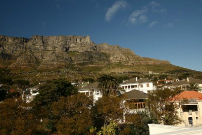 Table Mountain from the B&B