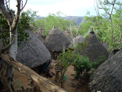 un poblet típic de Konso