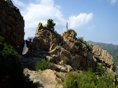 passem un collat i veiem les agulles de Bavella, impressionant!
