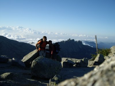 fem cim al Monte Incudine (2135 mts) després d'un parell d'horetes matineres caminant...