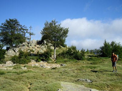 buscant les pistes... i és que per un moment pensàvem que ens haviem tornat a perdre!