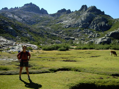 arribant a les Bergeries, passat el refugi de Manganu