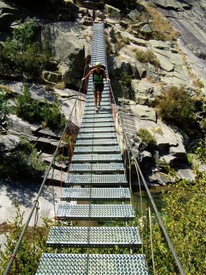 només ens falten 10 minutets per arribar al refugi de Carrozzu. avui han estat 1100 mts d'ascens i 1400 mts de descens, 8,30h
