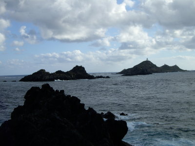 vista de les Illes Sanguinaires a Ajaccio