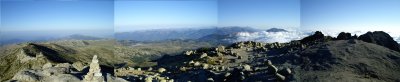 vista 180º des del cim...