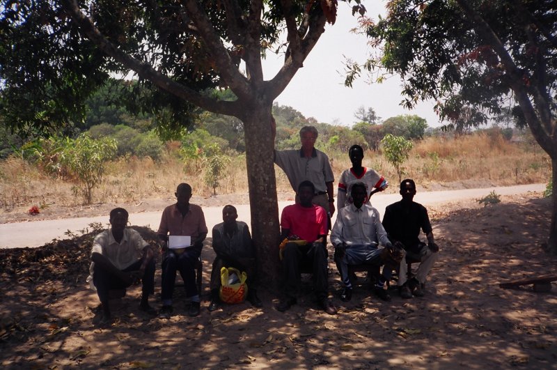 Mens section of the agroforestry class.JPG