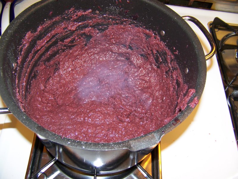 Second Boil to Thicken the Sauce to Dip Nuts Into