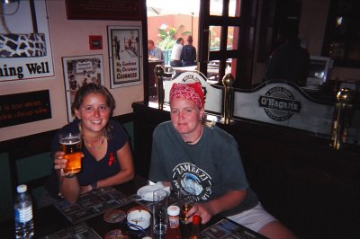 Lexi and Amy at O Hagans.JPG