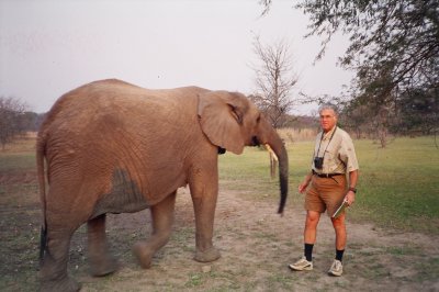 Joe and the elephant.JPG