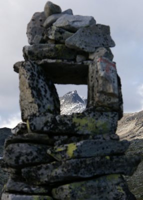 A cairn with a view