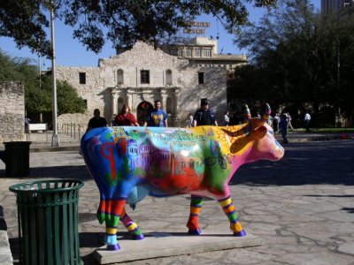 Cows on Parade  San Antonio Dec 2002