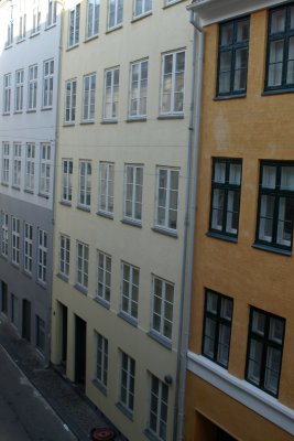 View from our room in Copenhagen