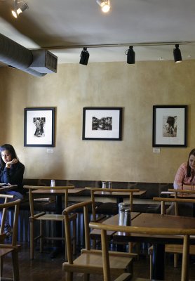 Two Strangers in a Coffee Shop, Washington, DC