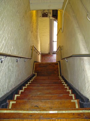 Stairwell In Old Building, NYC