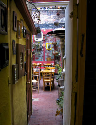 Small Courtyard Cafe, NYC