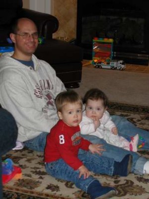 playing with daddy