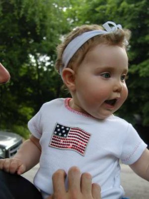 patriotic girl