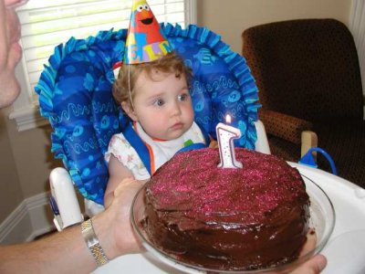 elisabeth ellen's first birthday