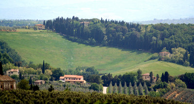 Countryside west of Florence   7290