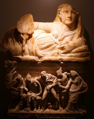 Alabaster Museum: Etruscan tombstone  7420.jpg