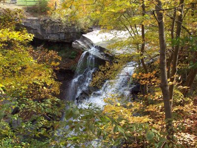 brandywine falls in fall