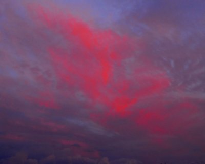 Ciel rouge - Red Sky