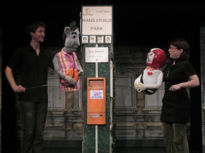 Fibbs and Helmie at the Hans Kraus park