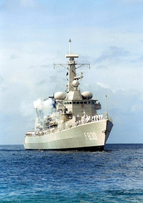 Hr. Ms. Tjerk Hiddes  Curaao 1996 - Sold to Chile FF-15 Almirante Riveros