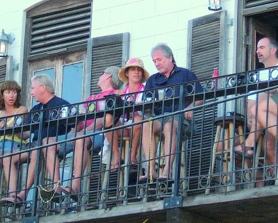 Revelers @ Whistle Bar Balcony!