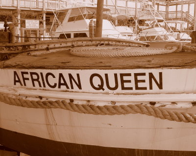 Old Movie Boat In Key Largo