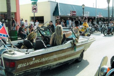 Scan,Boat On Main Street,Daytona Bike Week!
