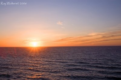 Sunset at Perranporth