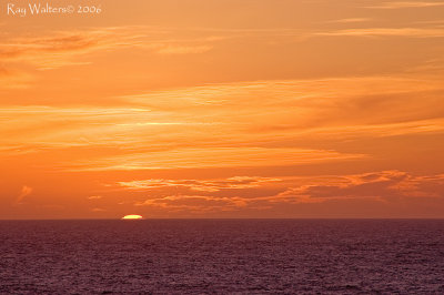 Sunset at Perranporth