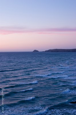 Sunset at Perranporth