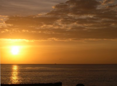 Sunset at Playa Azul, Cozumel