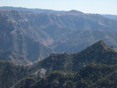 View of the Copper Canyon from our Hotel, Divisadero