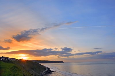 Last Colours over Whitby Sands