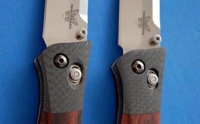 Benchmade 733-01 proto finish difference