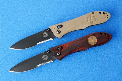 Benchmade Leupold Ares couple front