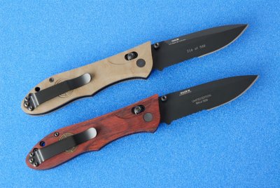 Benchmade Leupold Ares couple back