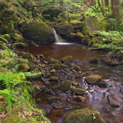 Padley Gorge Waterfall