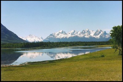 this is the Chilko Range from Konni Lake