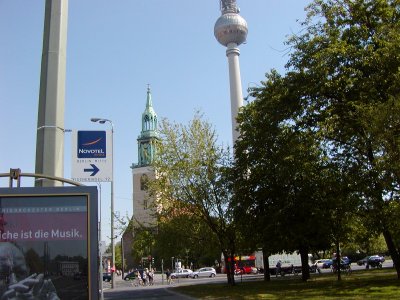 Marienkirche and radio tower Berlin