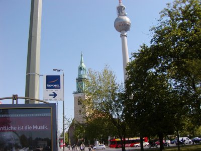 Marienkirche and radio tower Berlin